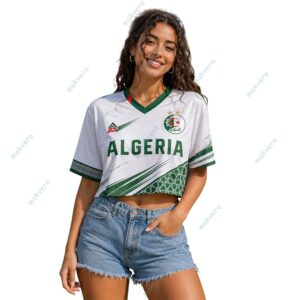 World Cup 2026 Algeria National Custom Crop Top Jersey 2