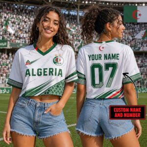 World Cup 2026 Algeria National Custom Crop Top Jersey