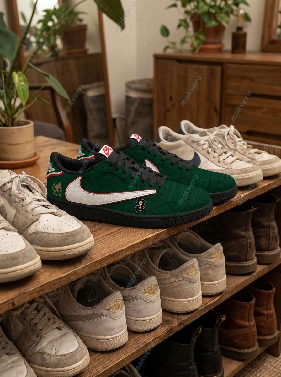 World Cup 2026 Mexico National Custom Air Force 1 Sneaker 2 World Cup 2026 Mexico National Custom Air Force 1 Sneaker 2
