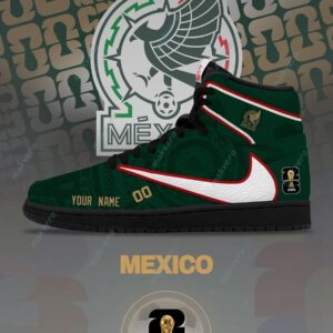World Cup 2026 Mexico National Custom High Top Sneakers 3 World Cup 2026 Mexico National Custom High Top Sneakers 4