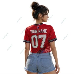 World Cup 2026 National Korea Republic Custom Crop Top Jersey 3