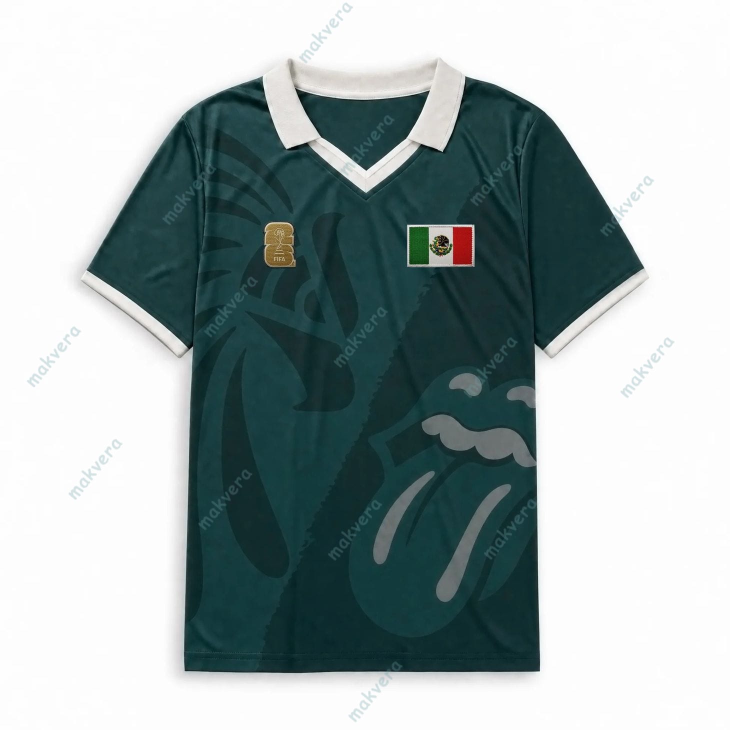 World Cup 2026 Rolling Stones Mexico National Jersey 2 World Cup 2026 Rolling Stones Mexico National Jersey