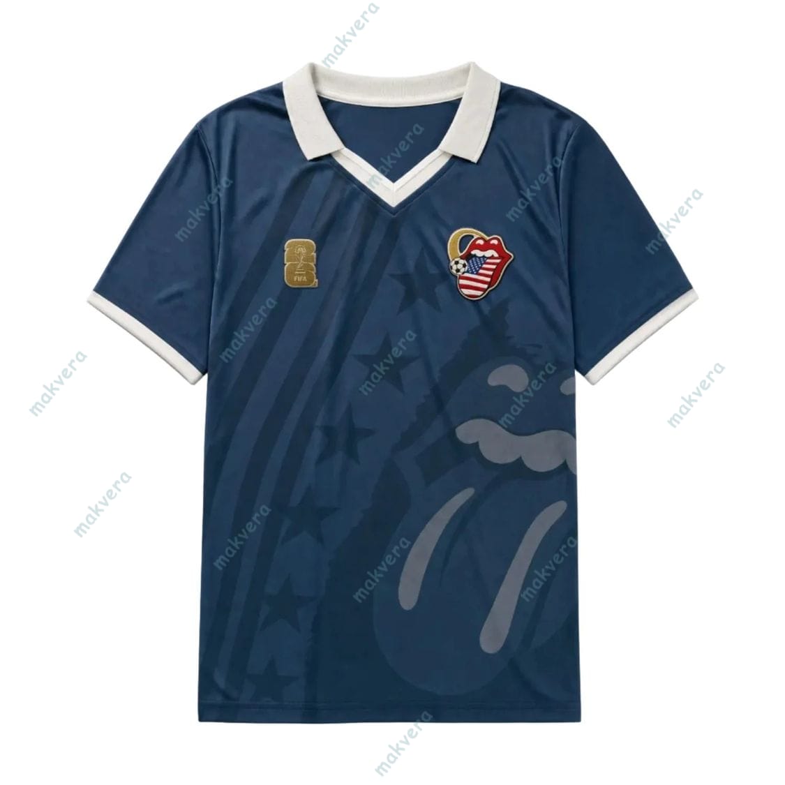 World Cup 2026 Rolling Stones USA National Jersey 2 World Cup 2026 Rolling Stones USA National Jersey