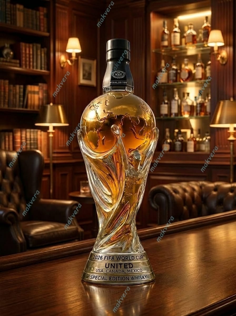 World Cup Fifa 2026 USA Canada Mexico Whiskey Bottle 5 World Cup Fifa 2026 USA Canada Mexico Whiskey Bottle