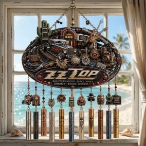 ZZ Top Raw Texas Boogie Legacy Wind Chime