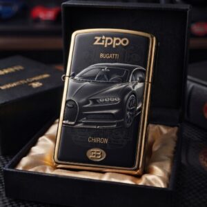 Bugatti Chiron Noire Zippo Case